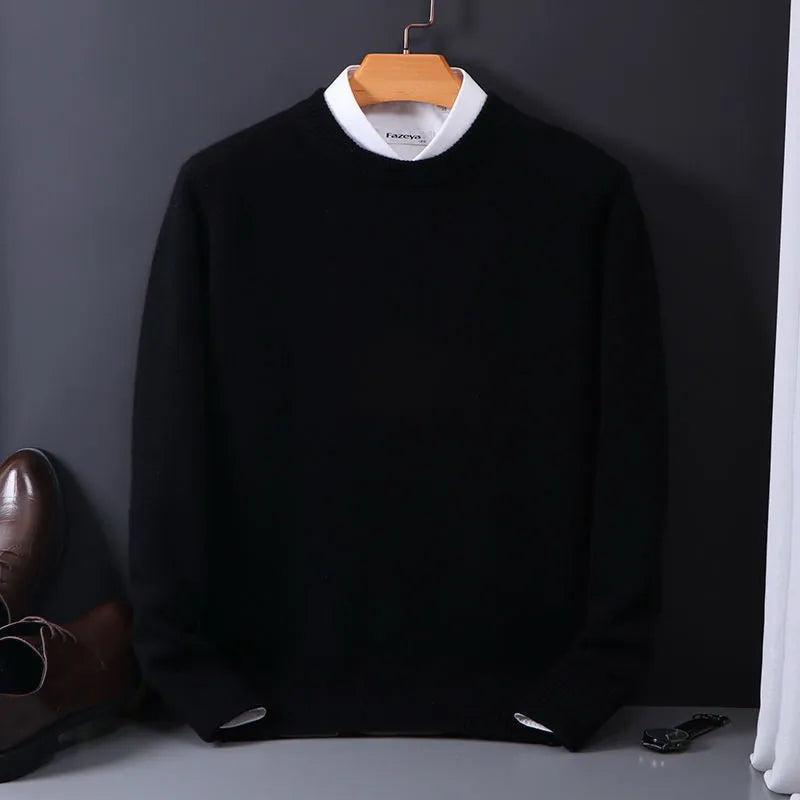 Herren Pullover Klassisch Weicher Strickpullover Hautfreundlich 1