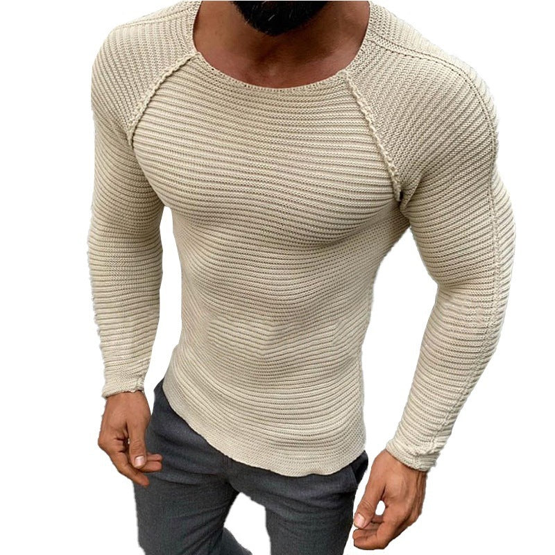 Strickpullover Herren | Raglanärmel & Rippstruktur 5