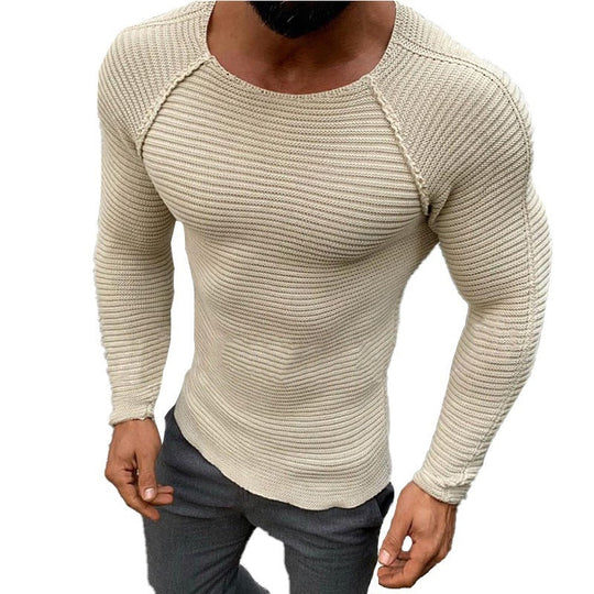 Strickpullover Herren | Raglanärmel & Rippstruktur 5
