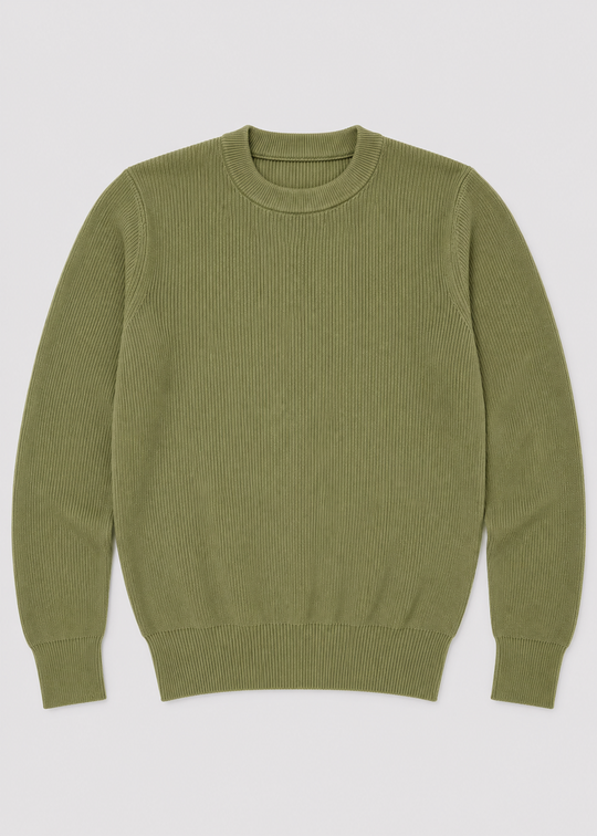 Gerippter Strickpullover Herren | Weicher Alltagspullover 6
