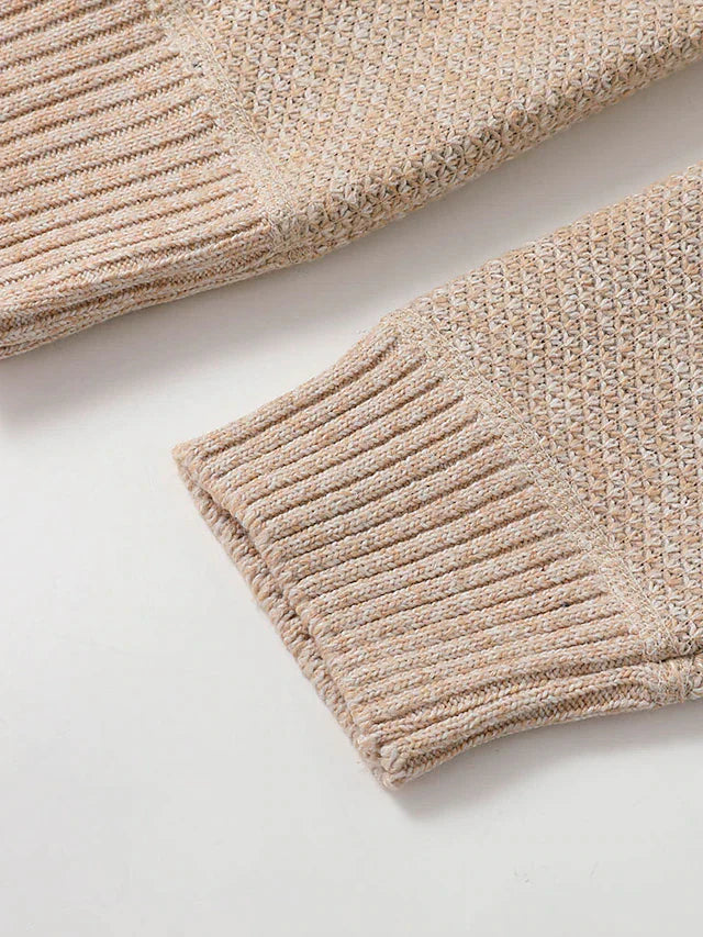 Cardigan Herren Zip-up | Warme Strickjacke mit Reißverschluss 5