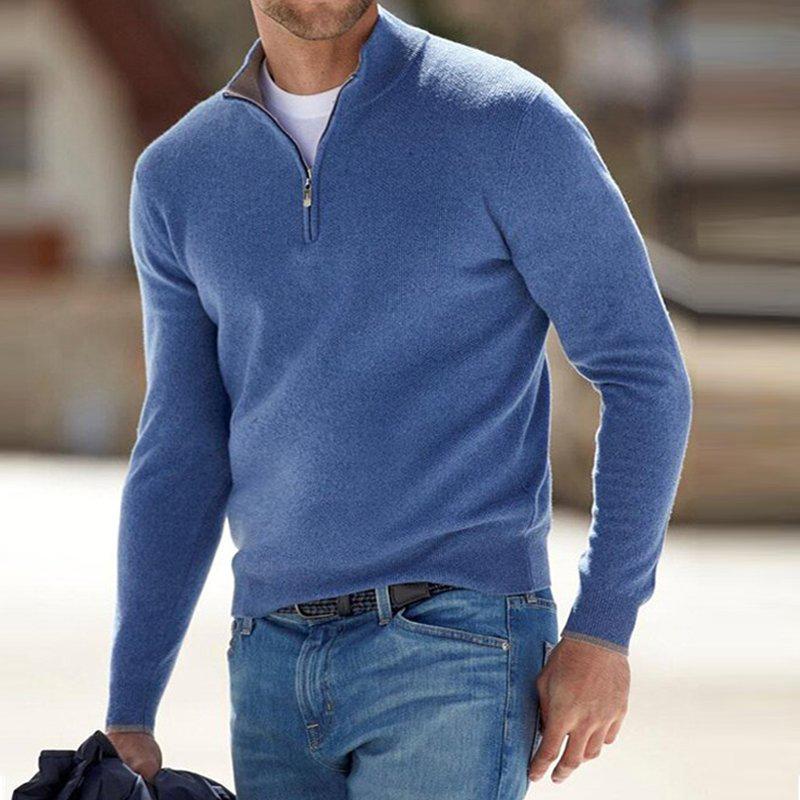 Herren Strickpullover | Half-Zip Komfort & Stil 2