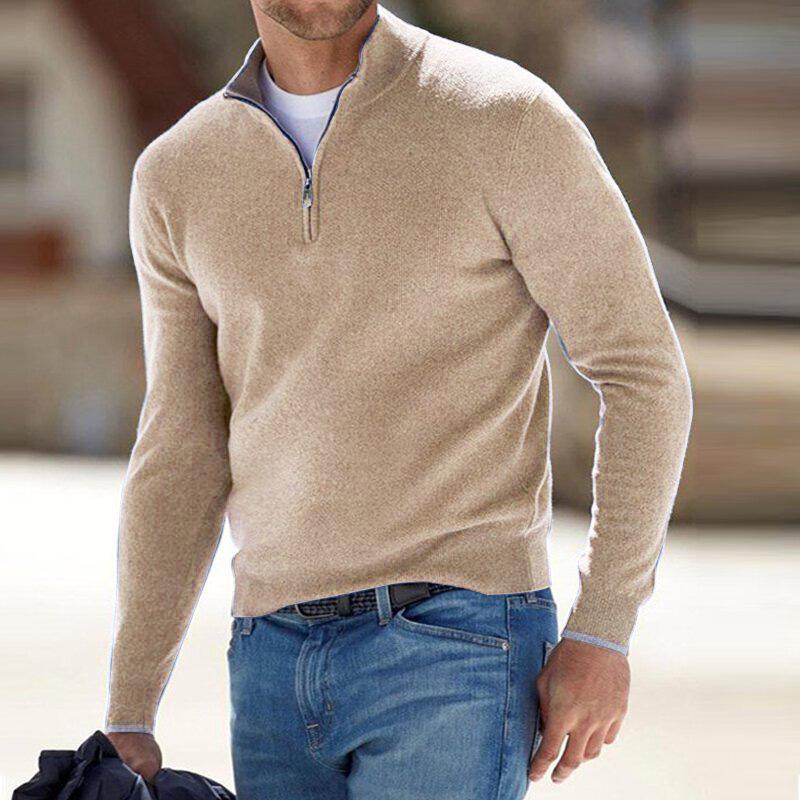 Herren Strickpullover | Half-Zip Komfort & Stil 3
