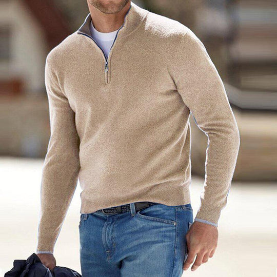 Herren Strickpullover | Half-Zip Komfort & Stil 3