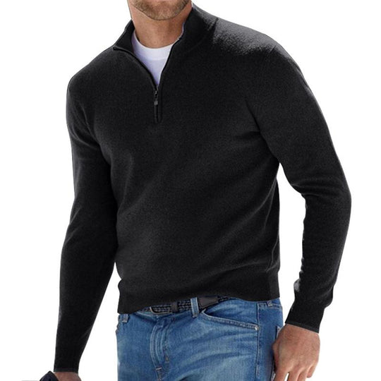 Herren Strickpullover | Half-Zip Komfort & Stil 5