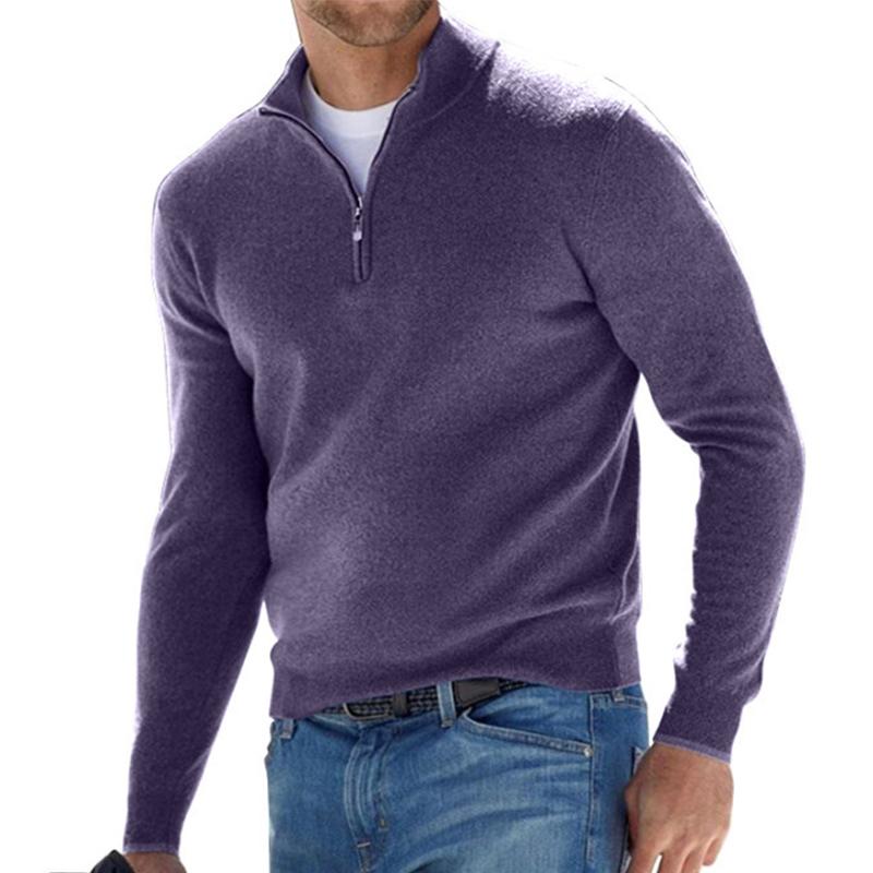 Herren Strickpullover | Half-Zip Komfort & Stil 7