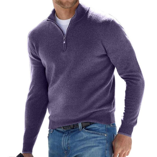 Herren Strickpullover | Half-Zip Komfort & Stil 7