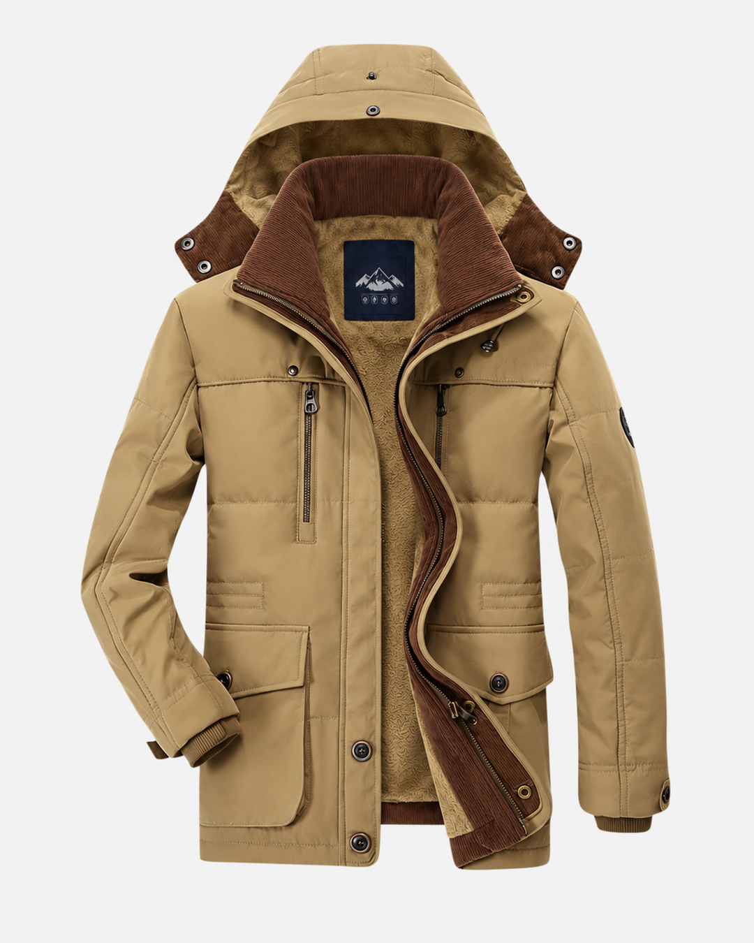 Herren Winterjacke leicht winddicht atmungsaktiv mit AirFlow System 3