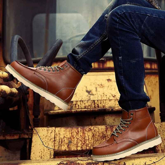 Herren Winterstiefel Warm Gefüttert Rutschfest | Winterschuhe 2
