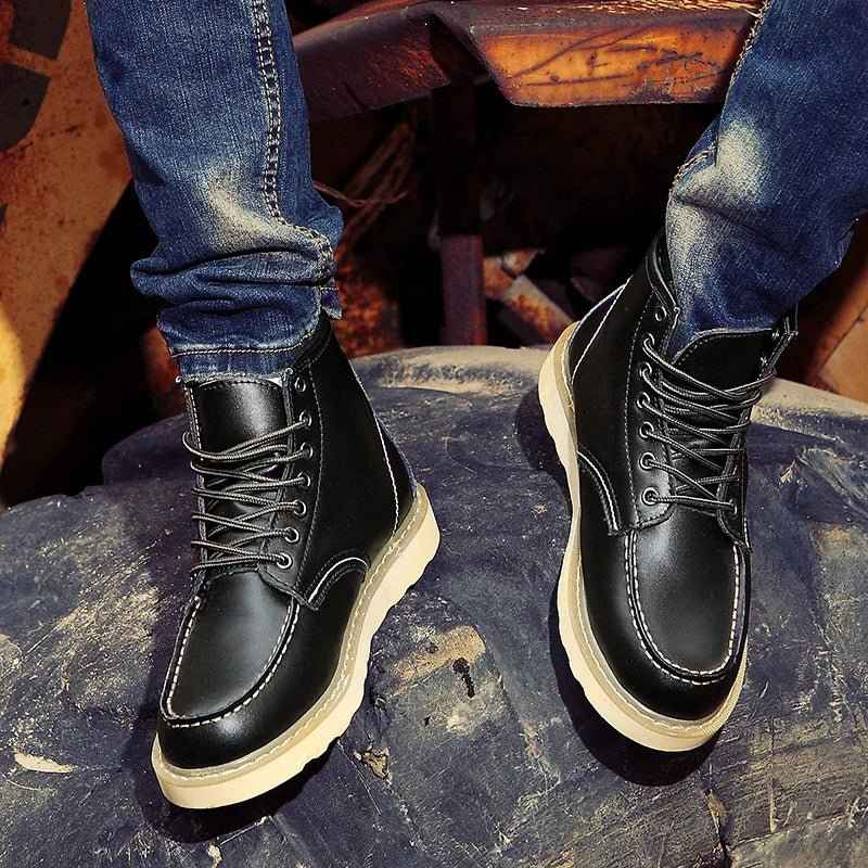 Herren Winterstiefel Warm Gefüttert Rutschfest | Winterschuhe 3