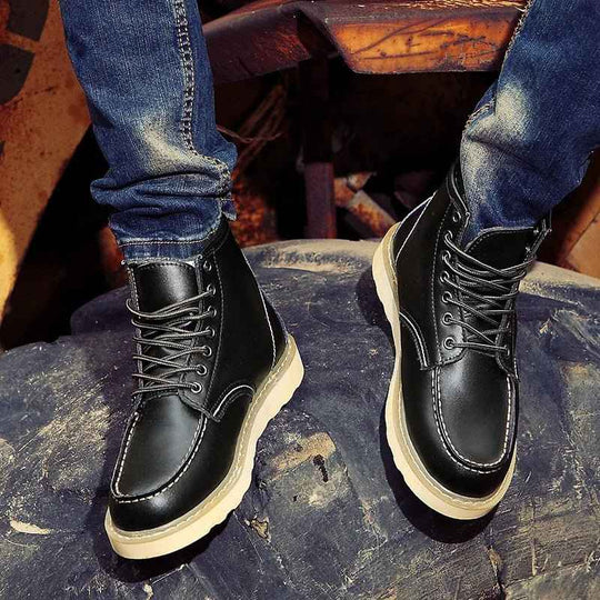Herren Winterstiefel Warm Gefüttert Rutschfest | Winterschuhe 3