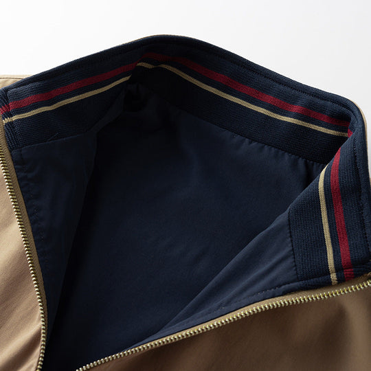 Herren Übergangsjacke modern Stehkragen Taschen mit Reißverschluss