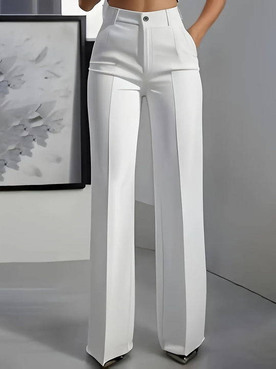 High-Waist-Hose Damen | Weites Bein & Hoher Bund