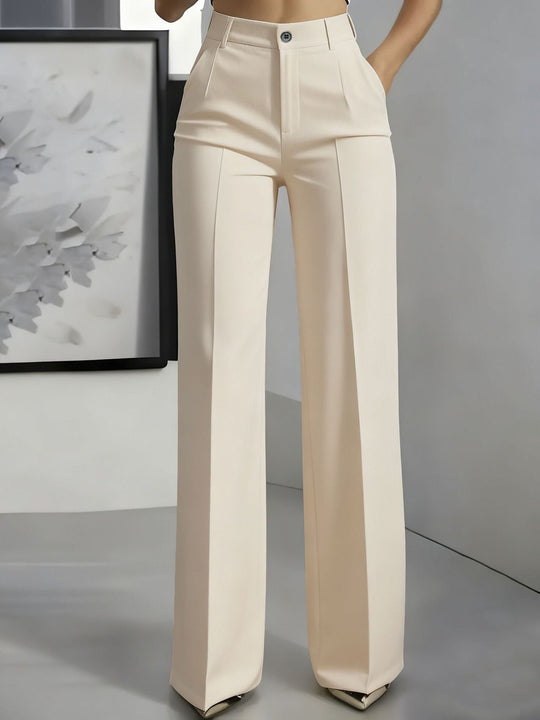 High-Waist-Hose Damen | Weites Bein & Hoher Bund