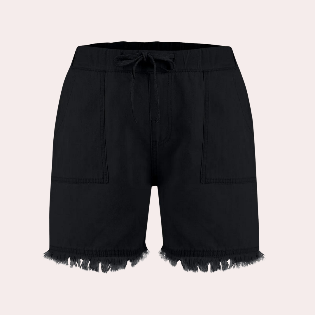 High-Waist-Shorts Damen - Delfine