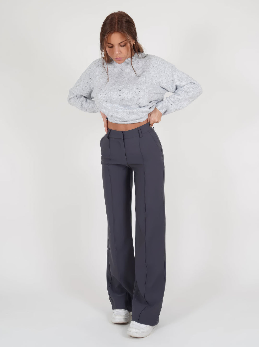 High-Waist-Stoffhose Damen | Gerade Beine & Schmeichelhafte Silhouette 5