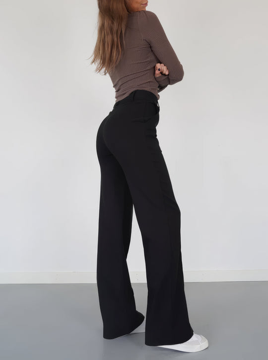 High-Waist-Stoffhose Damen | Gerade Beine & Schmeichelhafte Silhouette 6
