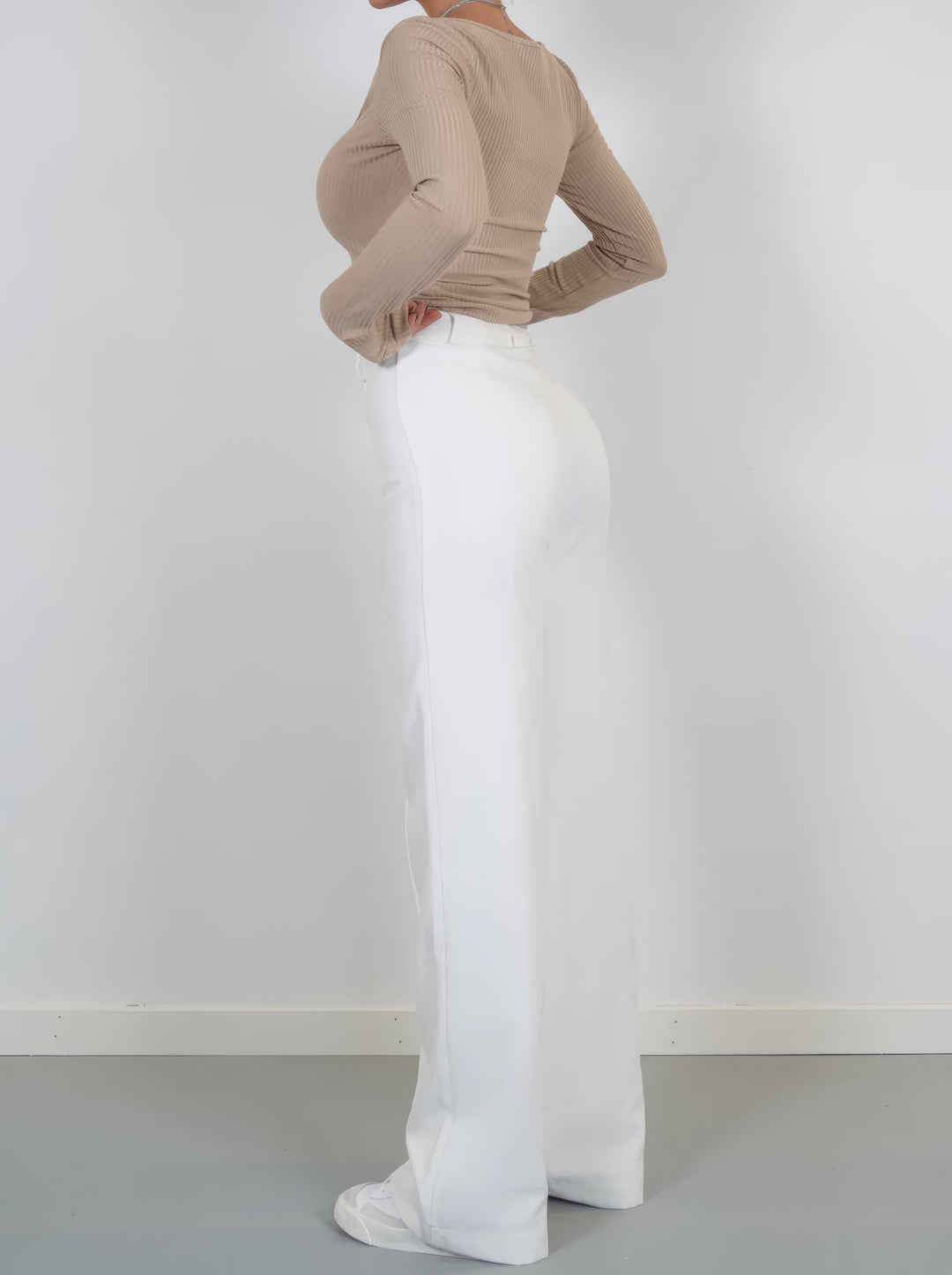 High waist pantalon dames | Rechte pijpen & flatterend silhouet