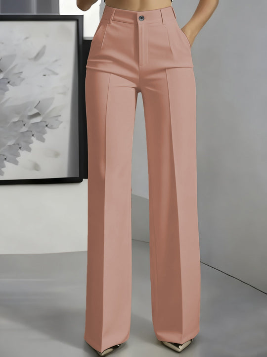Hochtaillierte Anzughose Damen | Gerader Schnitt Eleganz 11