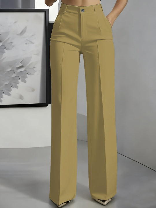 Hochtaillierte Anzughose Damen | Gerader Schnitt Eleganz 9
