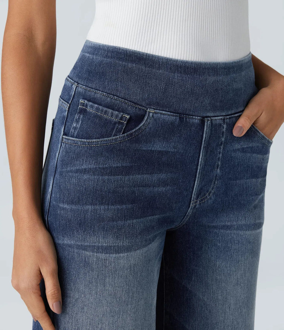 Tessa – Comfortabele jeans - broek met hoge taille en stretch 7