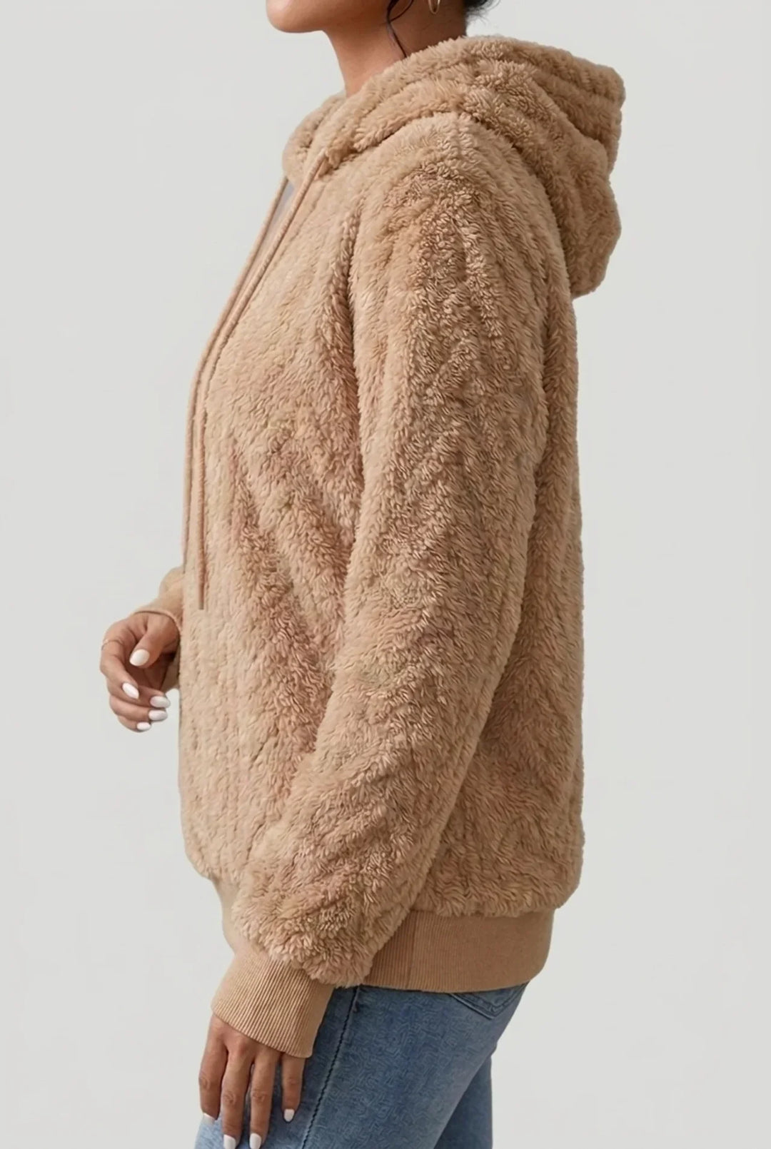 Hoodie Damen | Kuschelweich mit Zopfstruktur