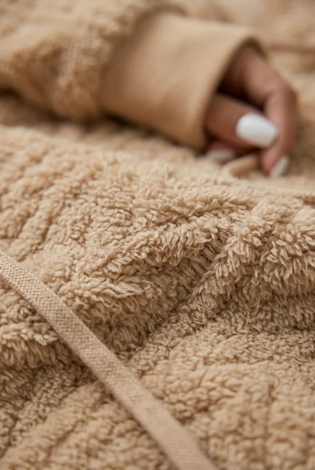 Hoodie Damen | Kuschelweich mit Zopfstruktur
