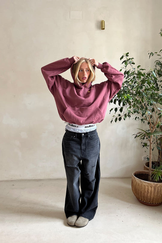 Hoodie Dames Met Opschrift Oversized | Casual 1