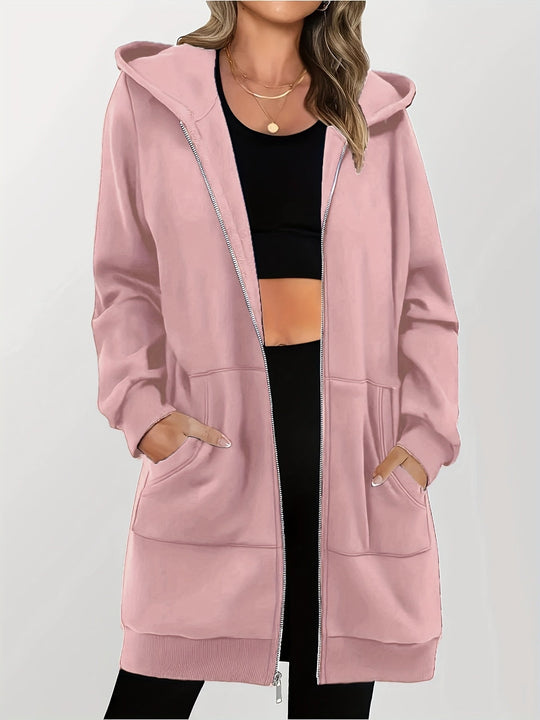 Hoodie Dames | Praktische Steekzakken & Comfortabele Lange Pasvorm