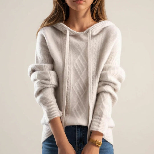 Gebreide Hoodie Dames Kabelknit Oversized | Comfortabel 2