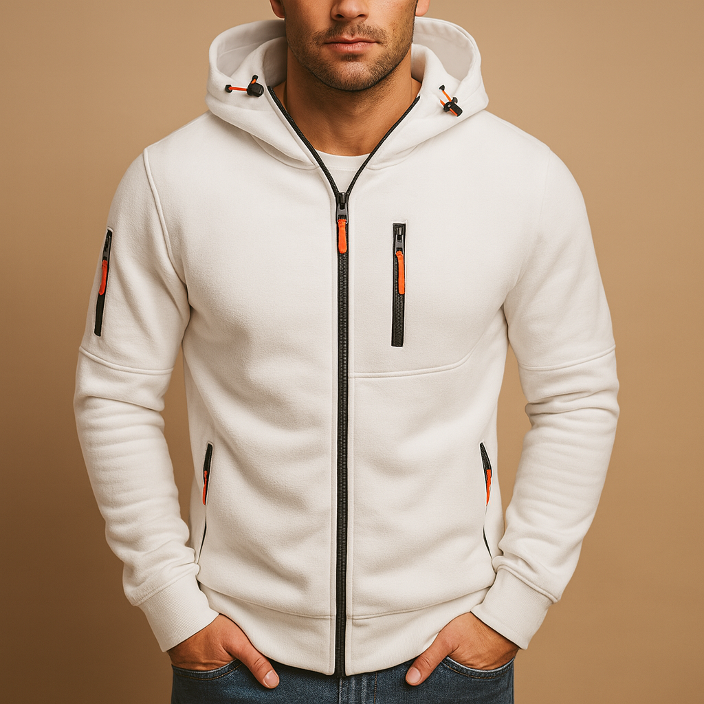 Hoodie Heren | Handige Ritssluiting & Verstelbare Capuchon