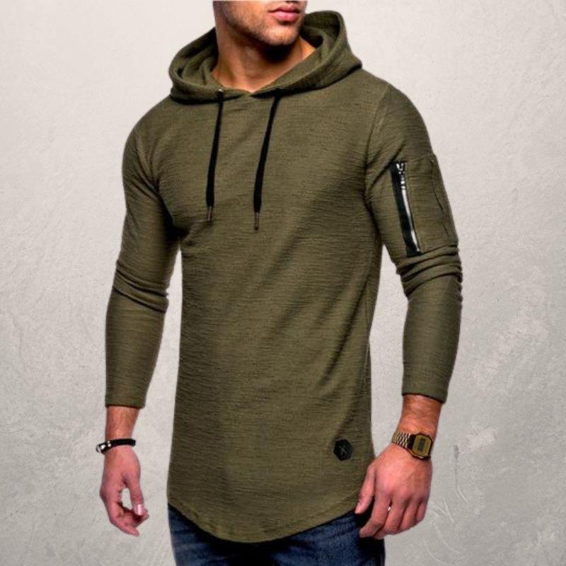 Hoodie Heren | Sportief met Mouwrits