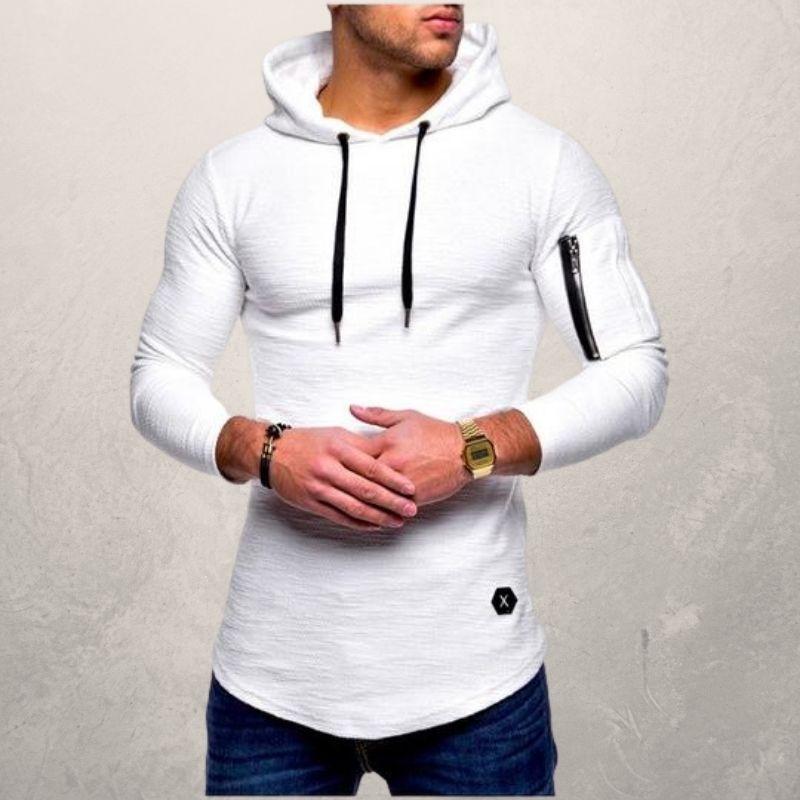 Hoodie Heren | Sportief met Mouwrits