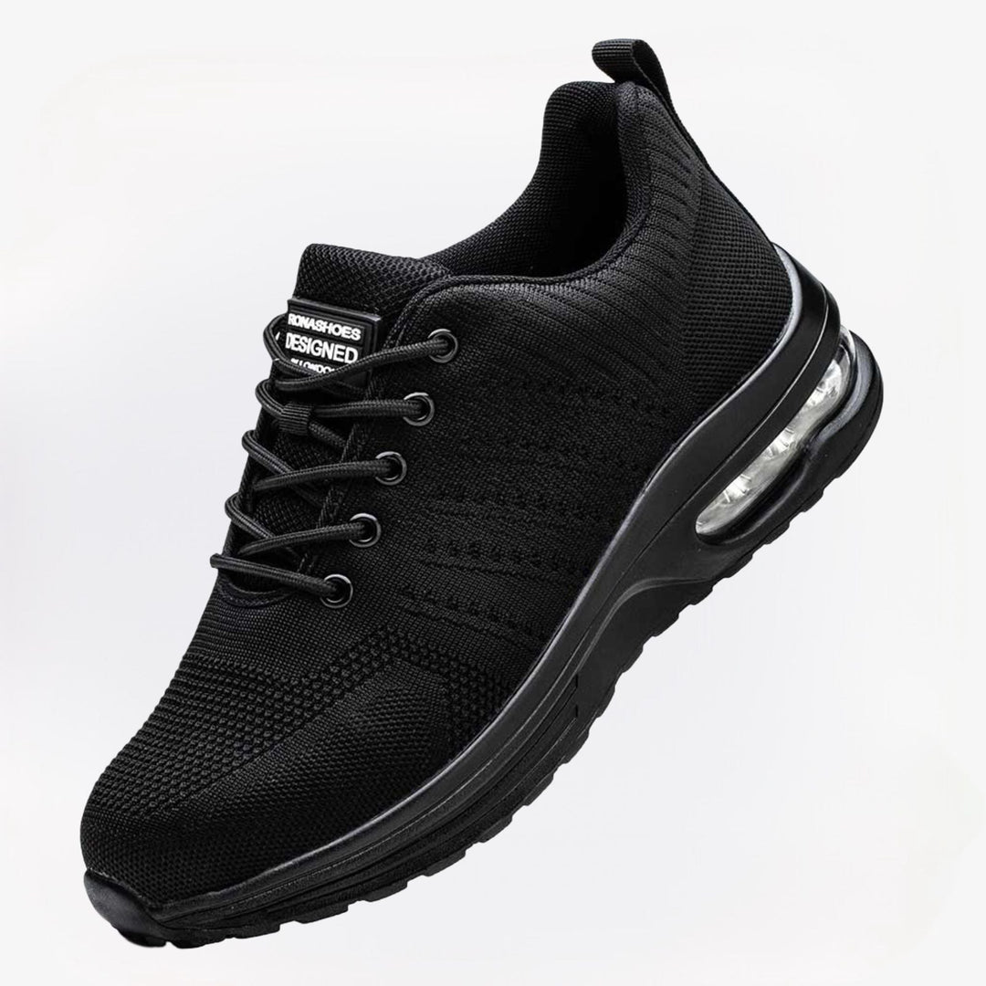 Dames veiligheidsschoenen SteelGuard – stevige werkschoenen met stalen neus, slipvast profiel en comfortabele pasvorm voor optimale bescherming.