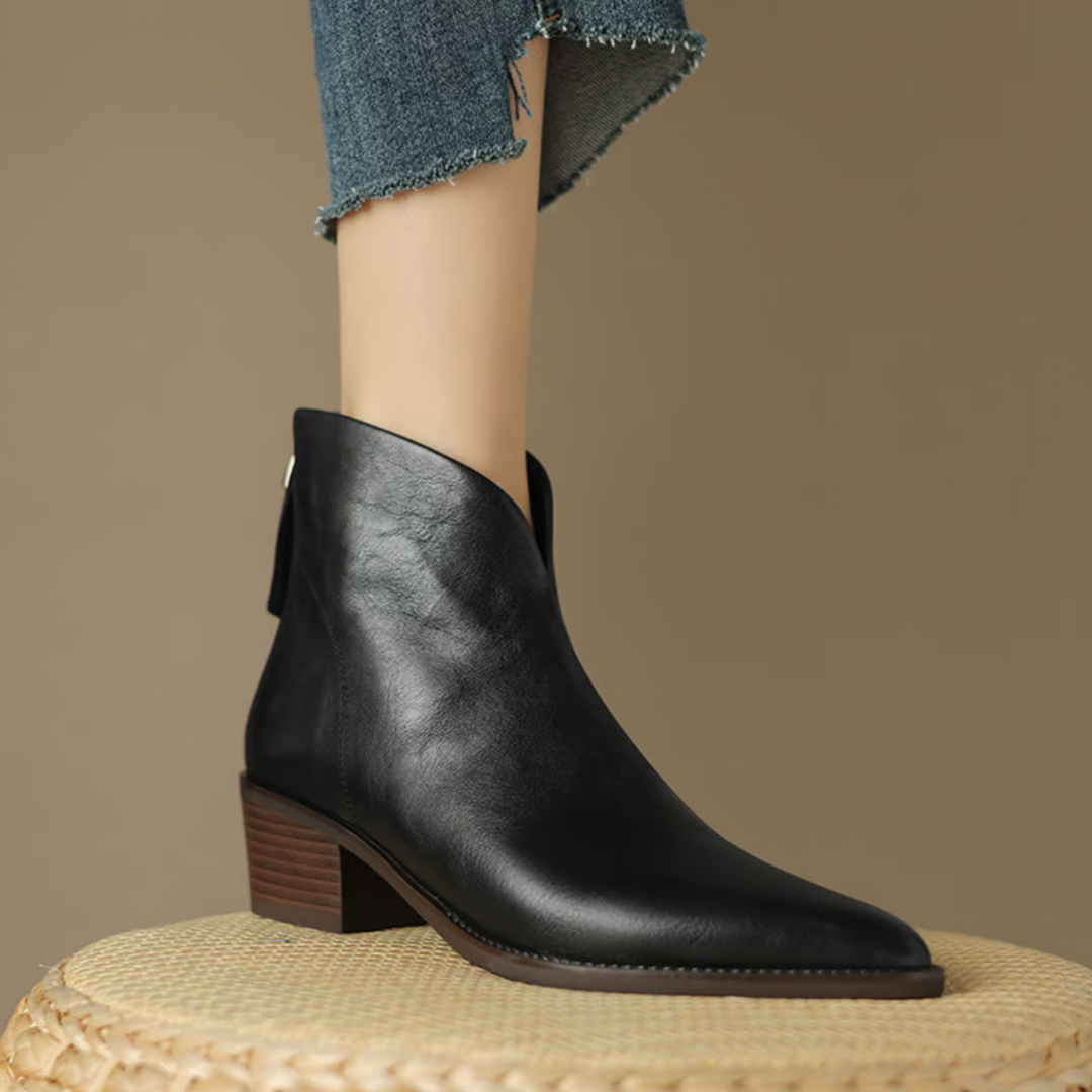 Stiefeletten Damen | Blockabsatz & Rutschfeste Sohle 6