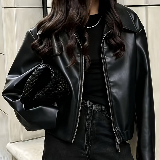 Jacke Damen | Gummizugsaum & Umlegekragen