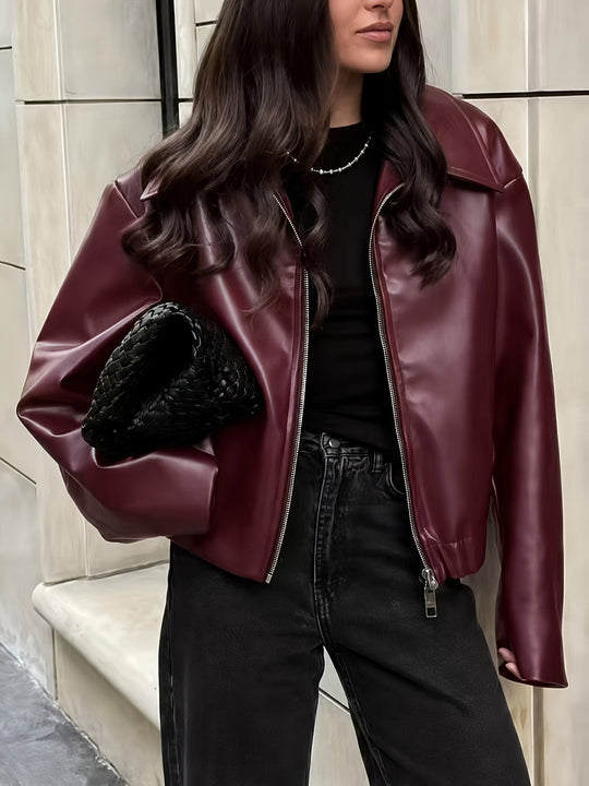 Jacke Damen | Gummizugsaum & Umlegekragen