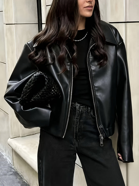 Jacke Damen | Gummizugsaum & Umlegekragen
