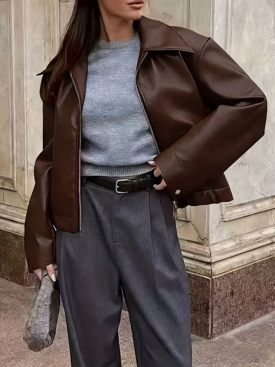 Jacke Damen | Gummizugsaum & Umlegekragen