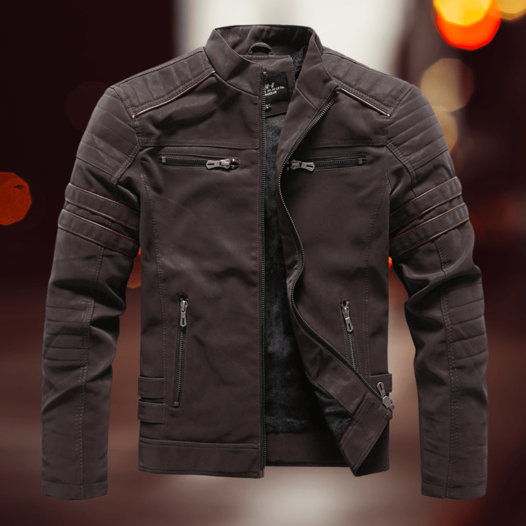 Jacke Herren | Cooler Biker-Look & Praktische Reißverschlussdetails 3