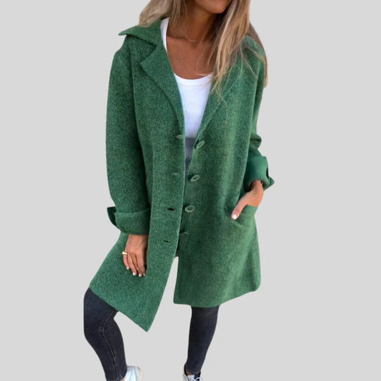 Jana | Langer Damenmantel Elegant für Winter 0