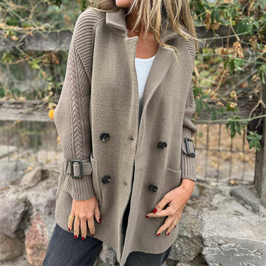 Elara  – De Tijdloze Midi Jas die Stijl en Klasse Ademt 6