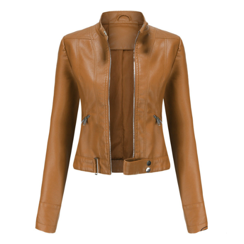 Roza - Leren Jas dames elegant 1
