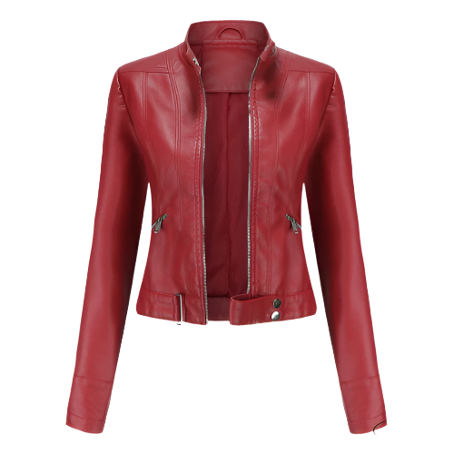 Roza - Leren Jas dames elegant 4