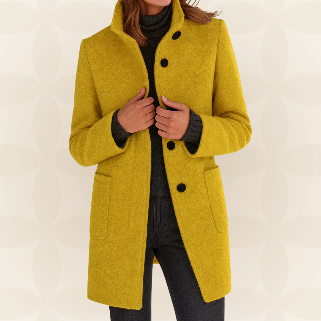 Anna - Comfortabele damesjas met hoge kraag 9