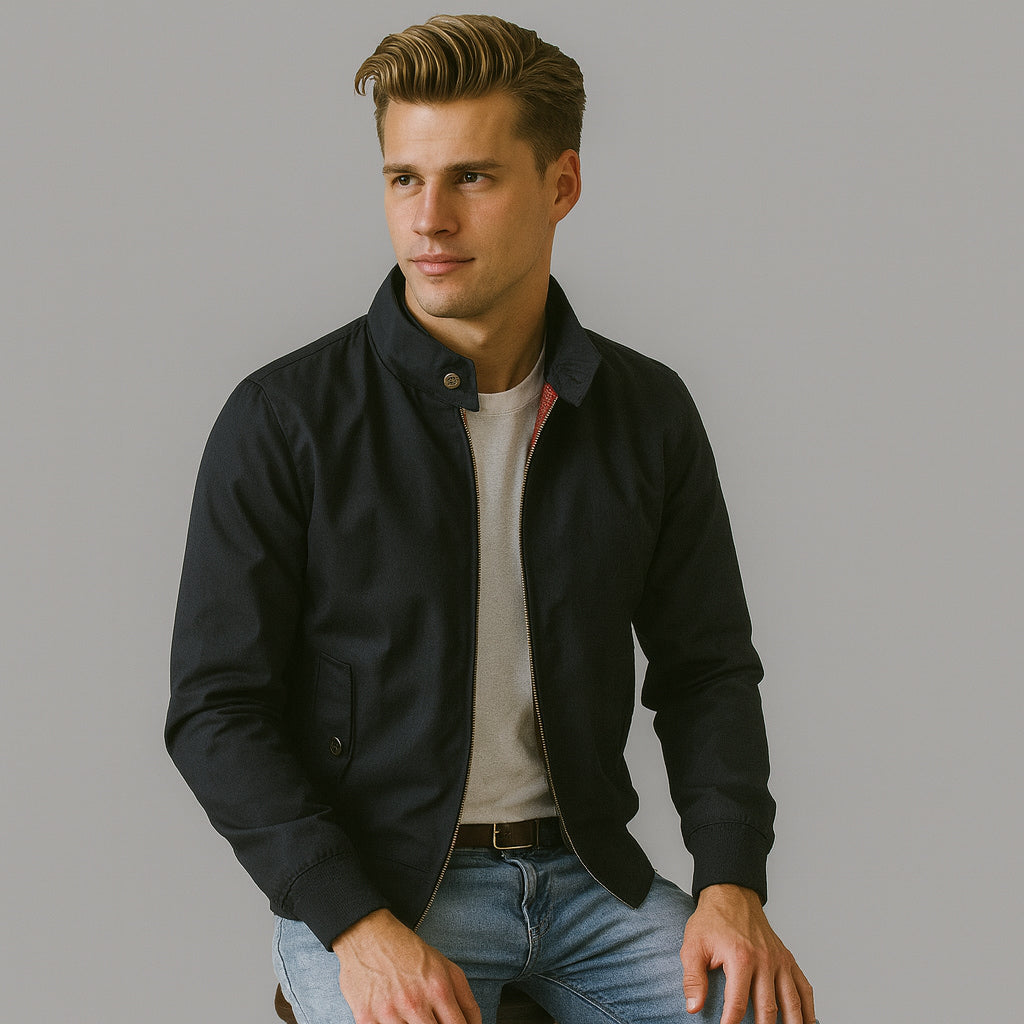 Heren Harrington Jas met Rits Montarello 1