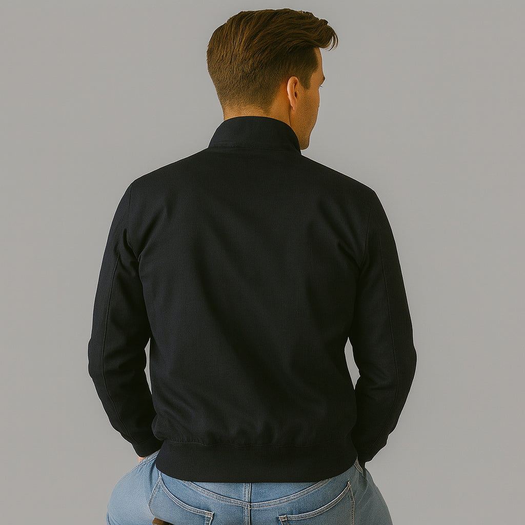 Heren Harrington Jas met Rits Montarello 2