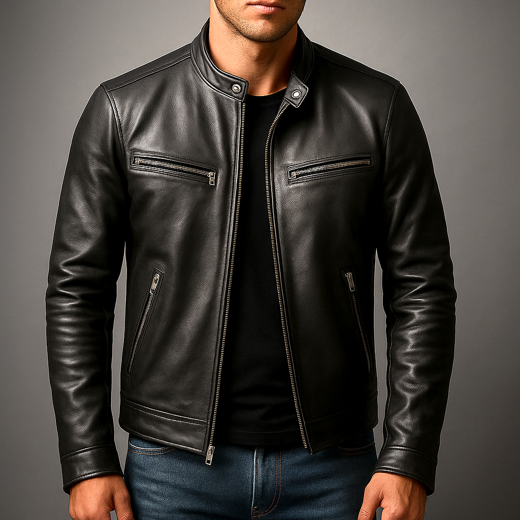 Jas Heren | Slim Fit & Stoere Biker Look
