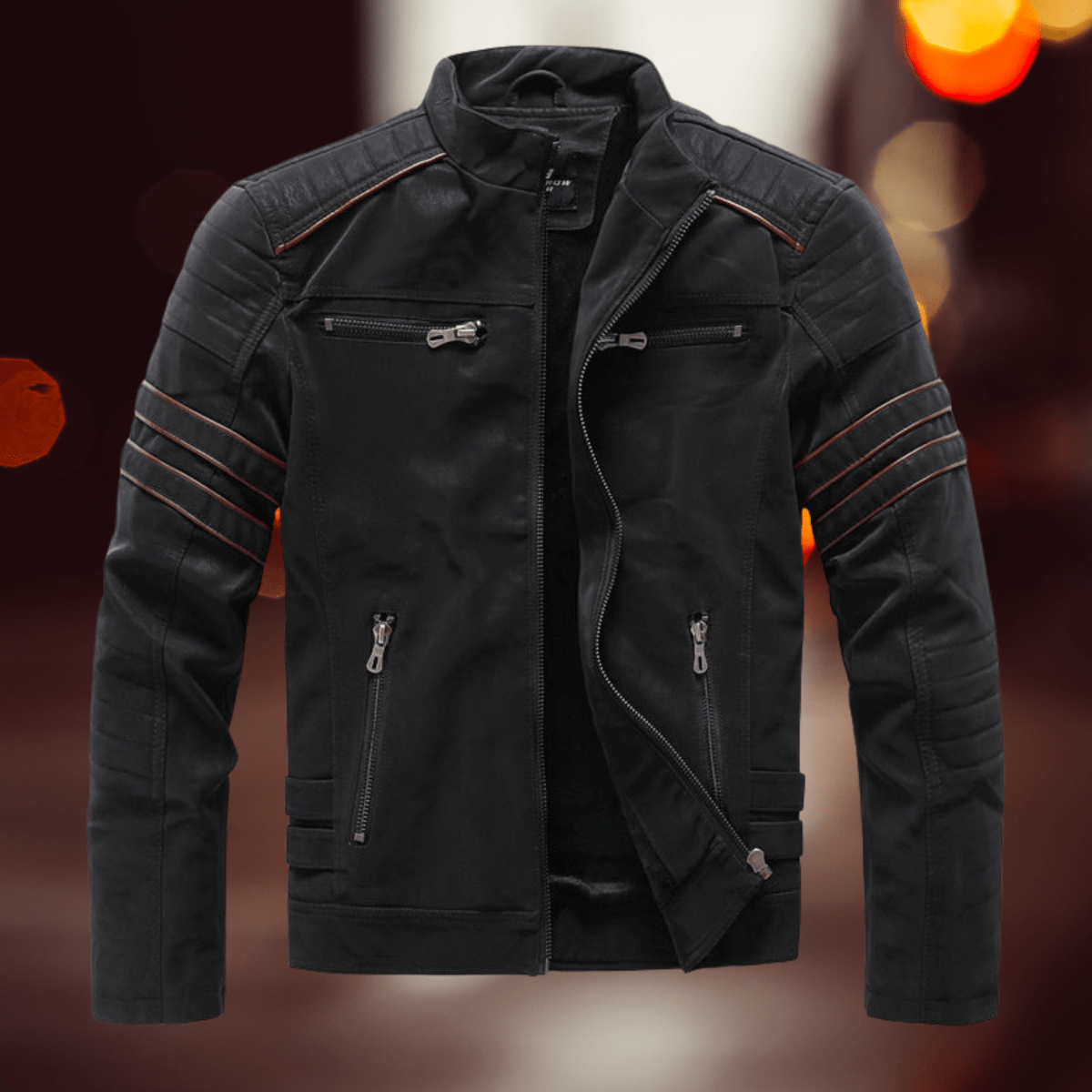 Jas Heren | Stoere Biker Look & Handige Ritsdetails