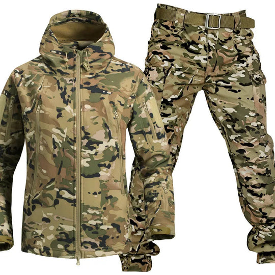 Outdoor Set Heren Jas + Broek Waterafstotend Fleece 12